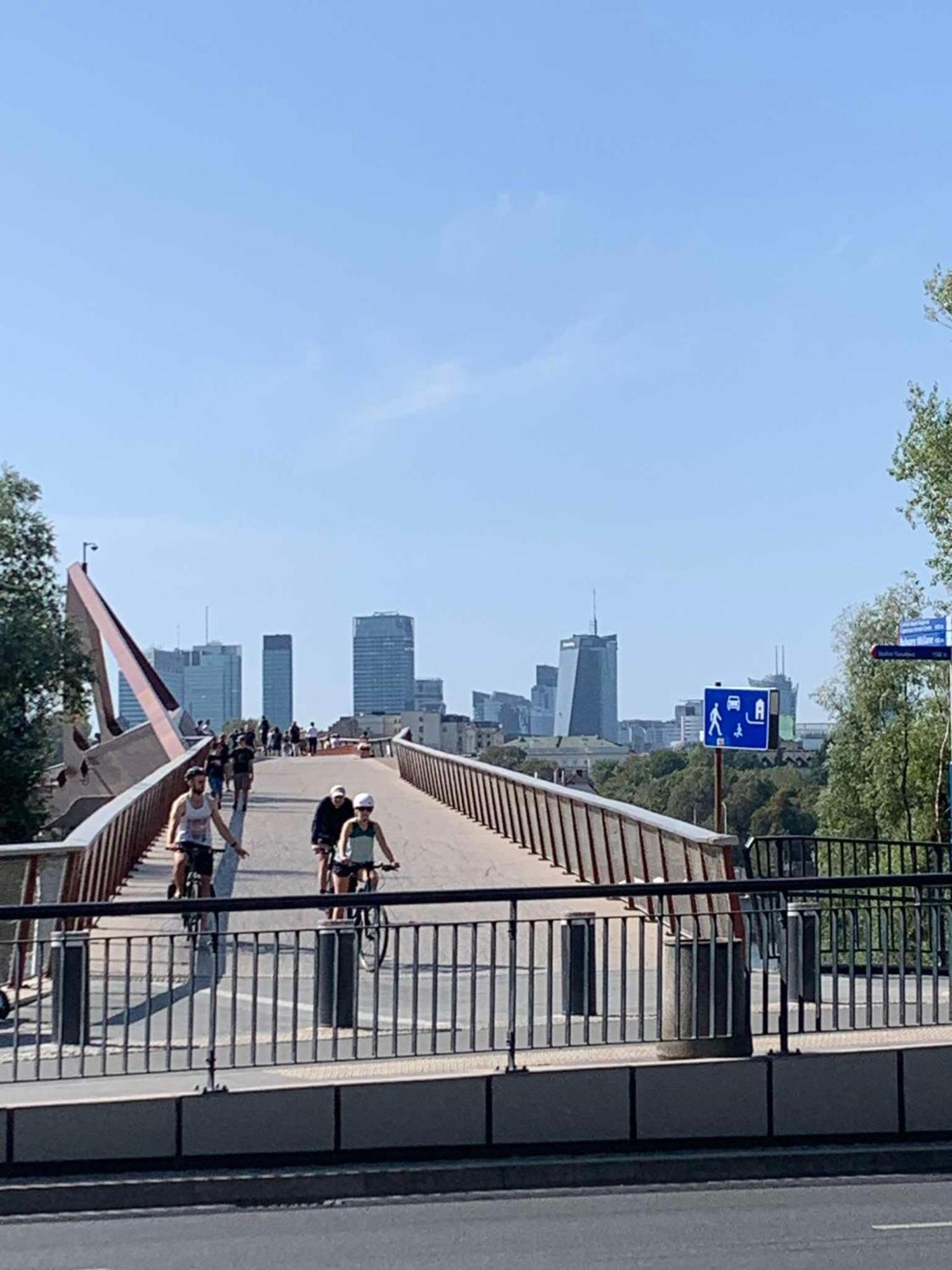 Apartament Nad Wisla Spacerem Do Centrum I Starego Miasta Варшава Екстер'єр фото